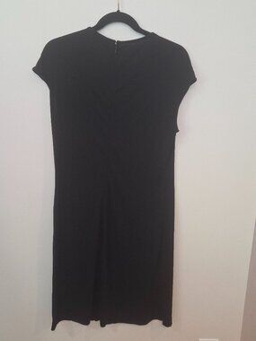 Vtg 90s DKNY Black Dress M Carolyn Bessette Style